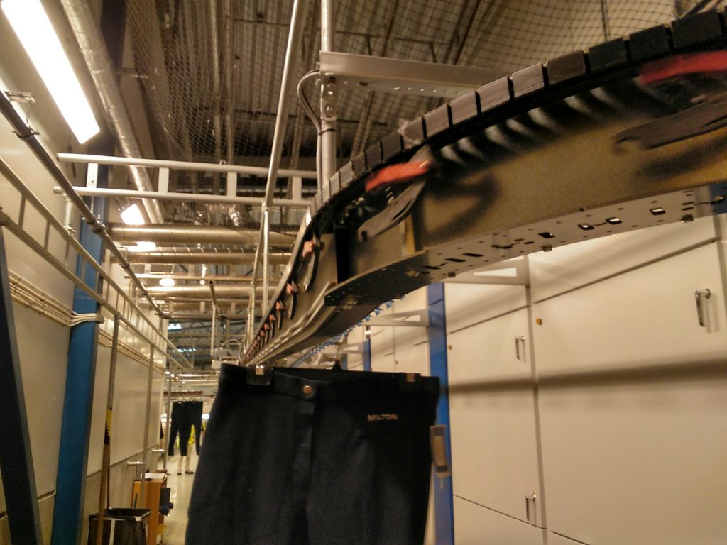 Planchado y Acabado de prendas en TUNEL – Handpro SLIBCN